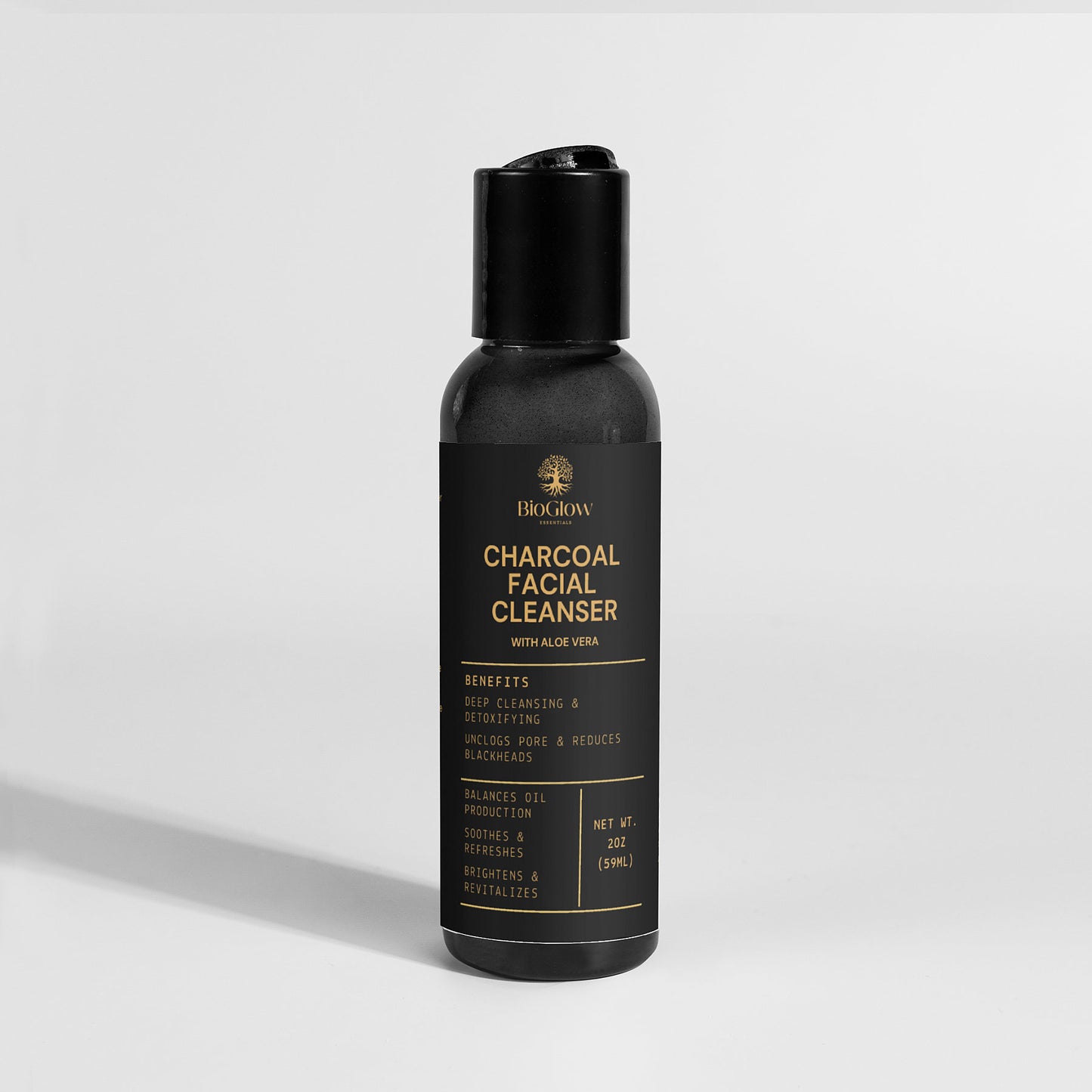 Natural Charcoal Facial Cleanser | Gentle Deep Clean