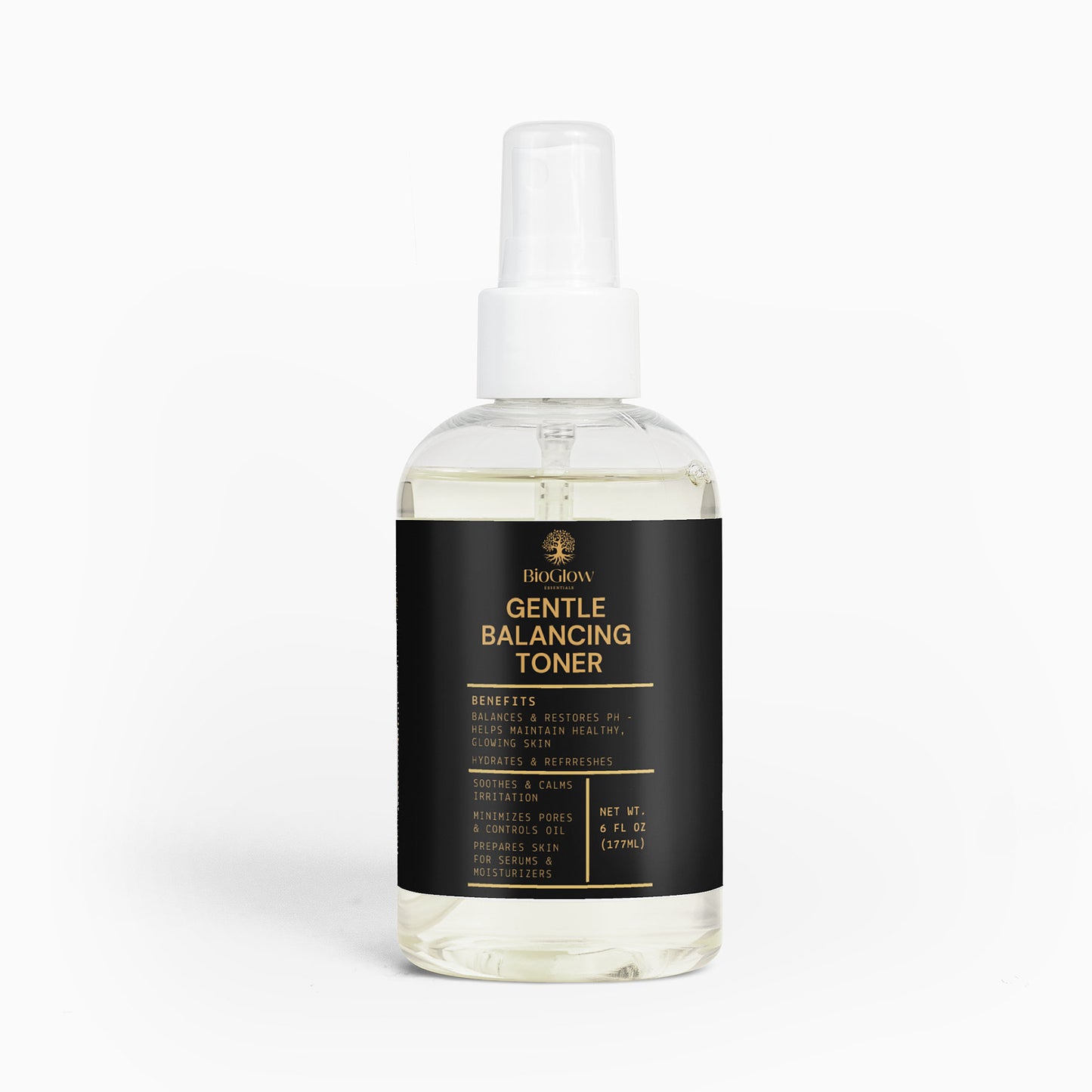 Gentle Balancing Toner | Green Tea & Rose Water | Sensitive Skin Safe