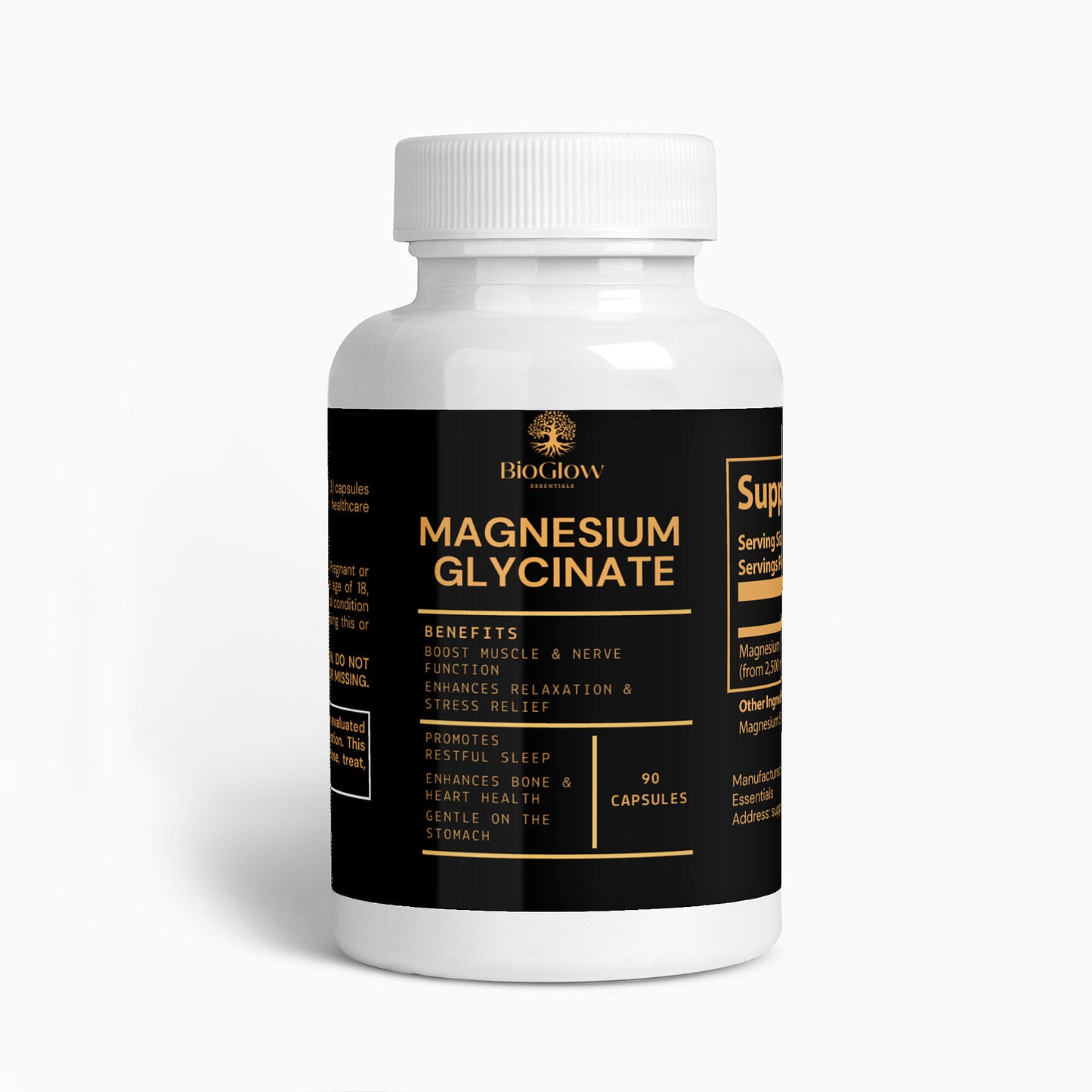 Premium Magnesium Glycinate | Enhanced Absorption | Sleep Support