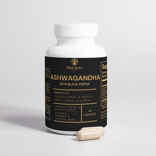 Organic Ashwagandha | Ancient Adaptogenic Support | Black Pepper