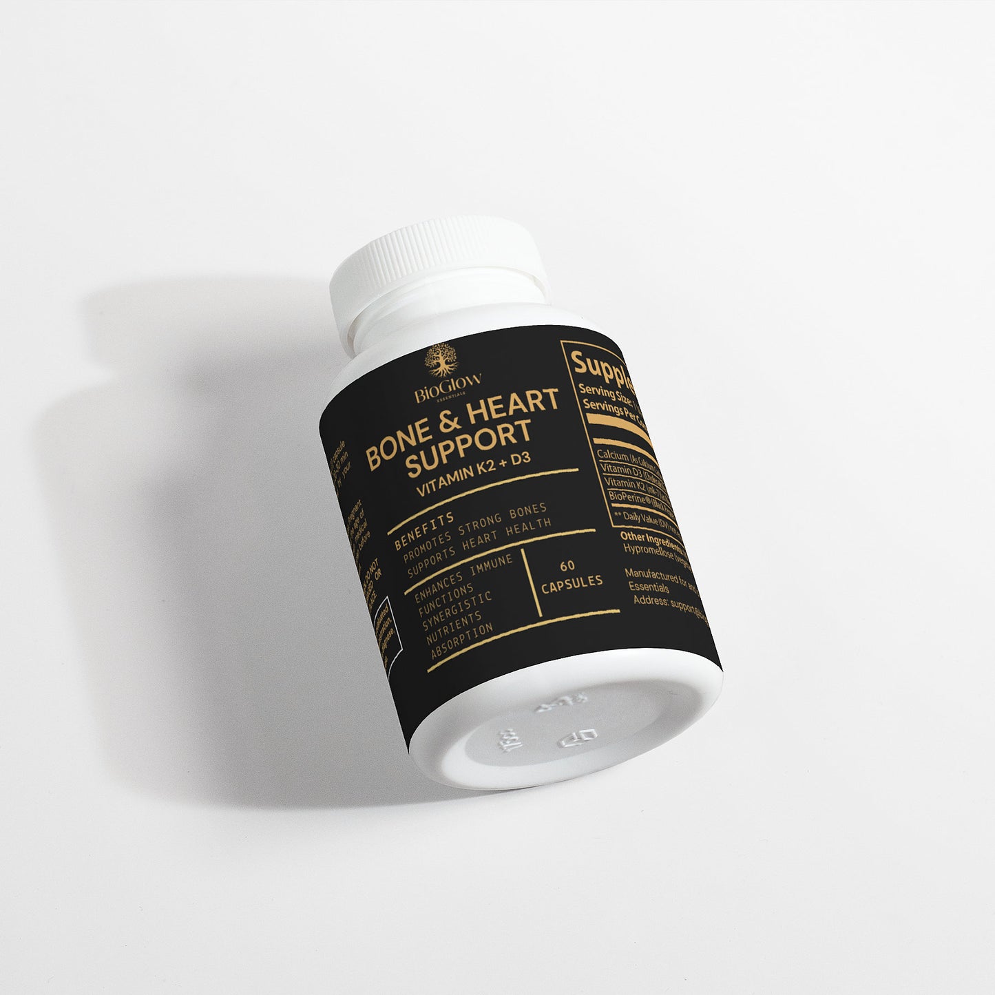 Vitamin D3 + K2 Complex | Bone & Heart Support