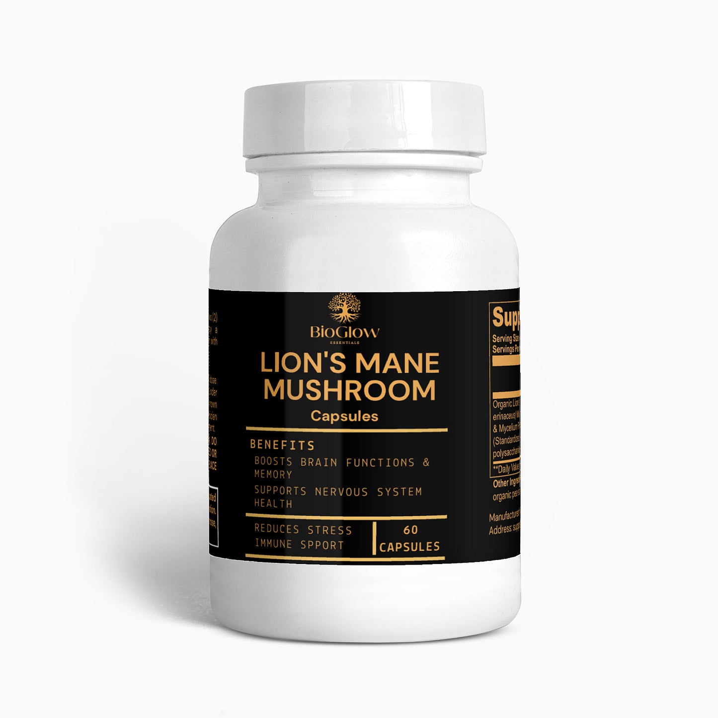 Organic Lion's Mane Mushroom | 40% Polysaccharides | Brain Support