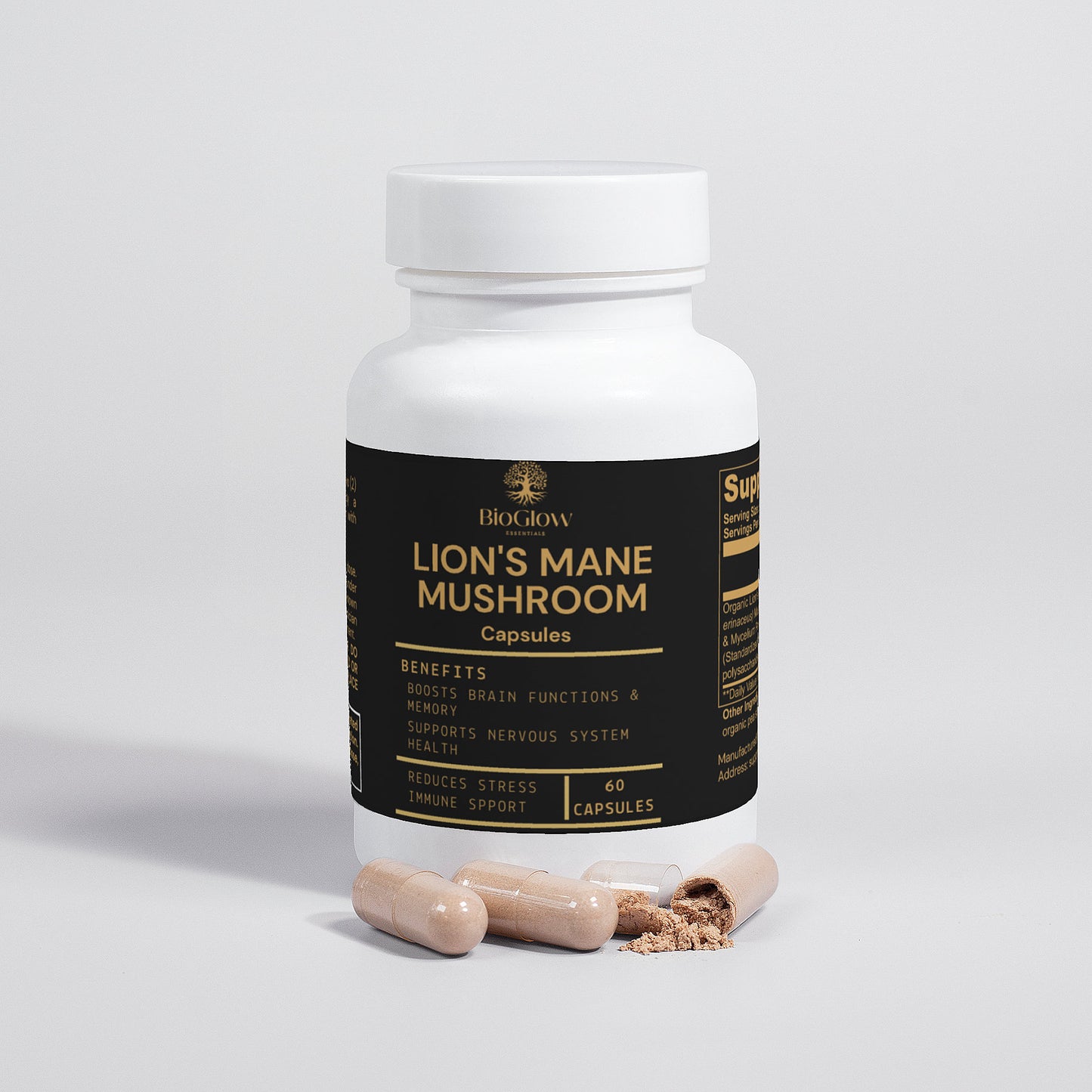 Organic Lion's Mane Mushroom | 40% Polysaccharides | Brain Support