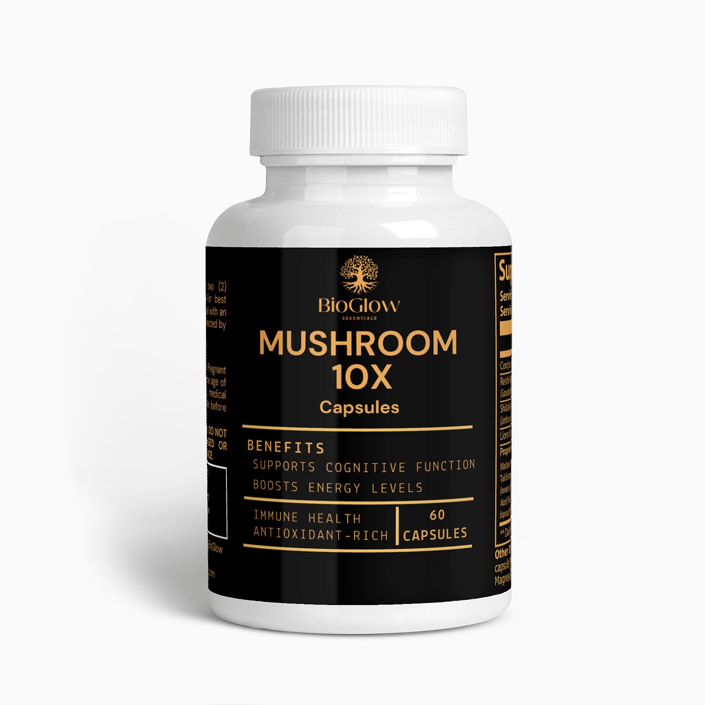 10X Mushroom Complex | 10 Medicinal Mushrooms | Cognitive Support