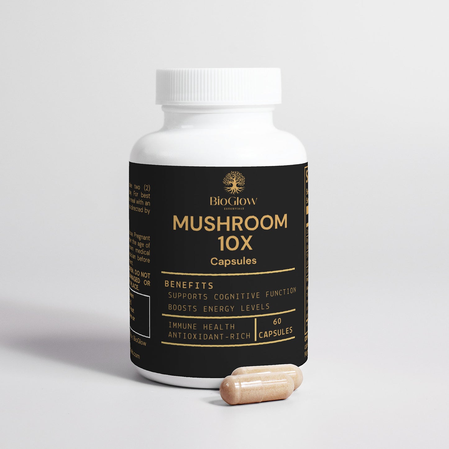 10X Mushroom Complex | 10 Medicinal Mushrooms | Cognitive Support