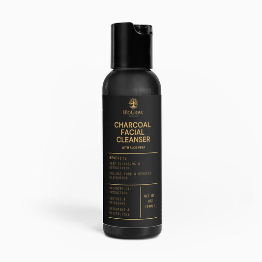 Natural Charcoal Facial Cleanser | Gentle Deep Clean
