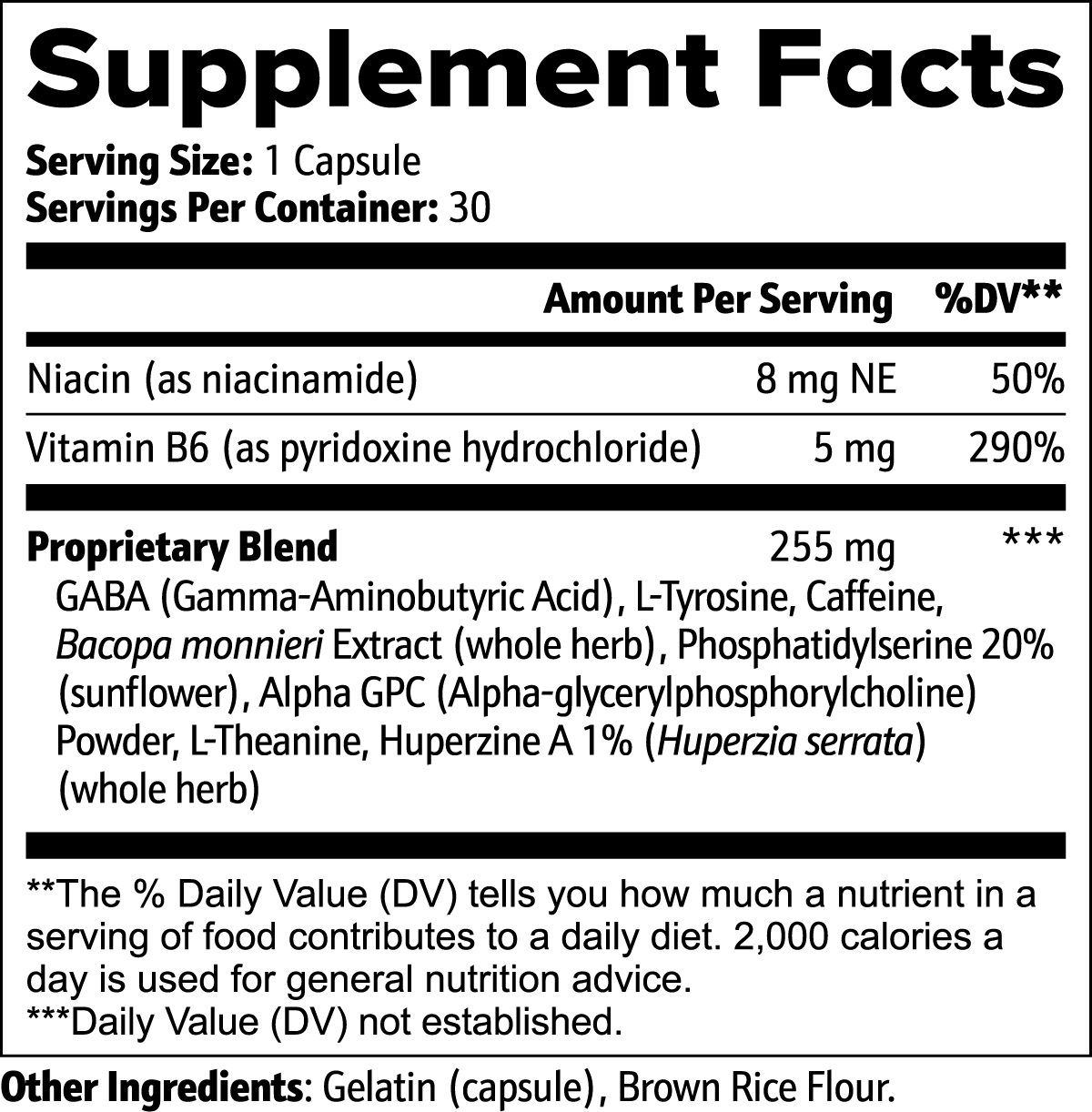 Advanced Cognitive Support | Natural Nootropic Complex